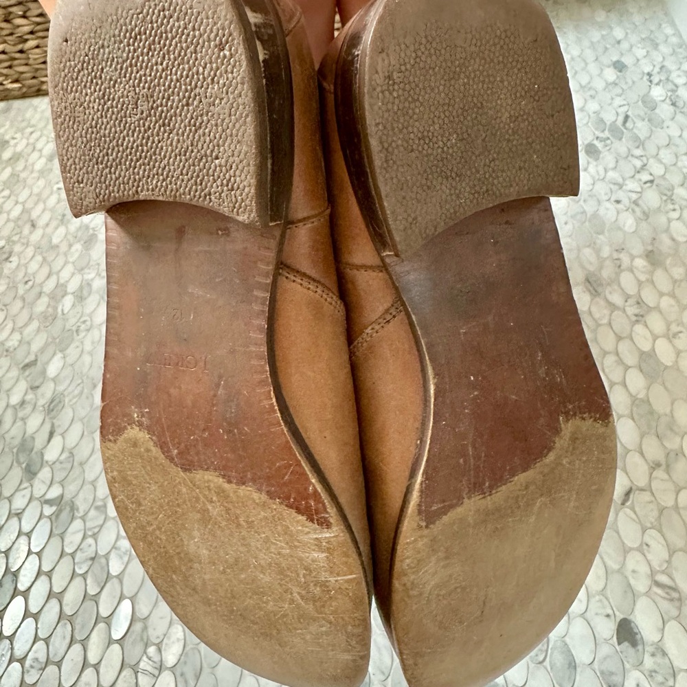 J. Crew Tan Leather Heeled Boots - Picture 7 of 7
